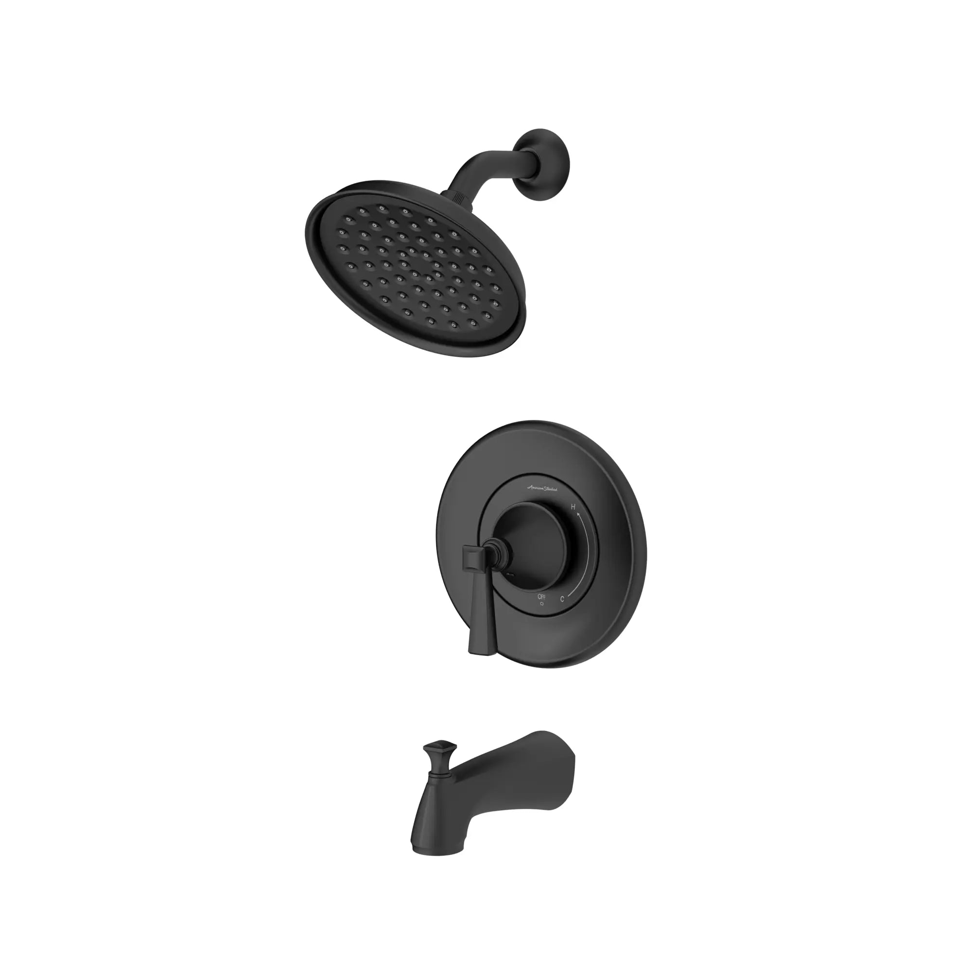 Glenmere 1.8 gpm/6.8 L/min Tub and Shower Trim Kit With Water-Saving Showerhead, Double Ceramic Pressure Balance Cartridge With Lever Handle — thumbnail 3